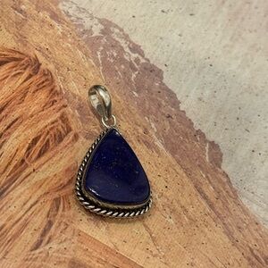 LAPIS STERLING SILVER PENDANT